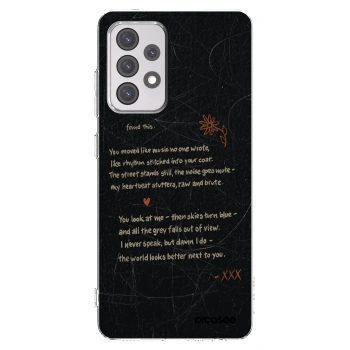 Picasee silikonový průhledný obal pro Samsung Galaxy A52s 5G A528B - POET