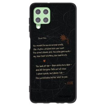 Picasee silikonový černý obal pro Samsung Galaxy A22 A225F 4G - POET