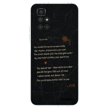 Picasee silikonový průhledný obal pro Xiaomi Redmi 10 - POET