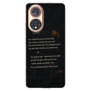 Picasee silikonový průhledný obal pro Honor 50 5G - POET