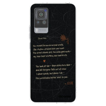 Picasee silikonový průhledný obal pro Vivo X60 Pro 5G - POET