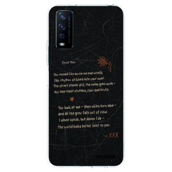 Picasee silikonový průhledný obal pro Vivo Y11s - POET