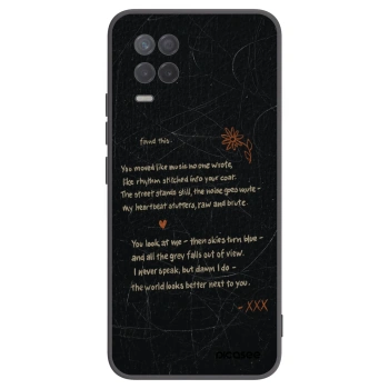 Picasee silikonový černý obal pro Realme 8 5G - POET