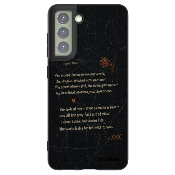 Picasee silikonový černý obal pro Samsung Galaxy S21 FE 5G - POET
