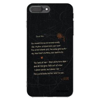 Picasee silikonový průhledný obal pro Apple iPhone 7 Plus - POET