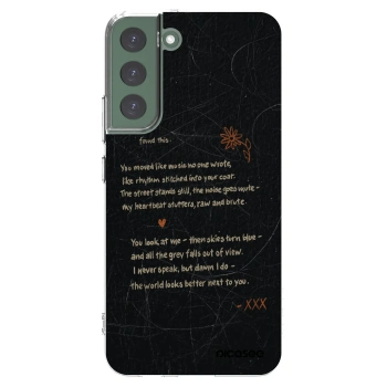 Picasee silikonový průhledný obal pro Samsung Galaxy S22+ 5G - POET