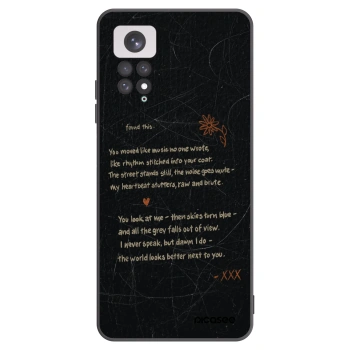 Picasee silikonový černý obal pro Xiaomi Redmi Note 11 - POET