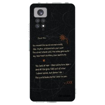 Picasee silikonový průhledný obal pro Xiaomi Redmi Note 11 - POET