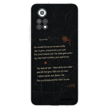 Picasee silikonový průhledný obal pro Xiaomi Poco X4 Pro 5G - POET