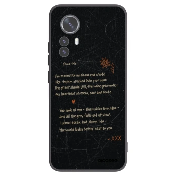 Picasee silikonový černý obal pro Xiaomi 12 Pro - POET