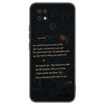 Picasee silikonový černý obal pro Xiaomi Redmi 10C - POET