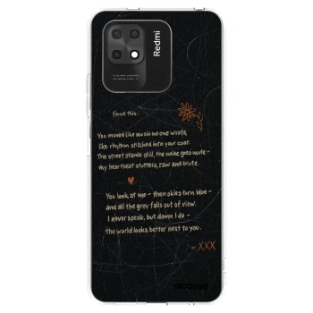 Picasee silikonový průhledný obal pro Xiaomi Redmi 10C - POET