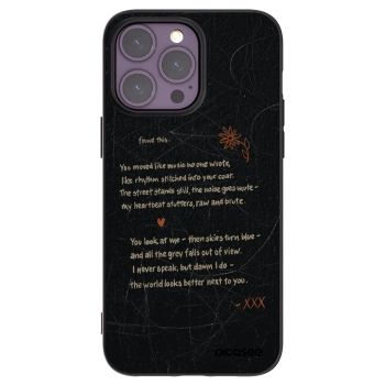 Picasee silikonový černý obal pro Apple iPhone 14 Pro Max - POET