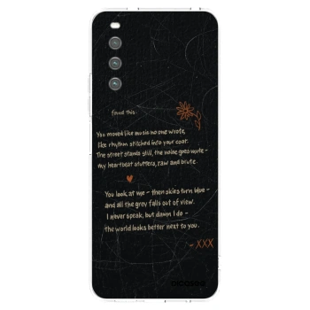 Picasee silikonový průhledný obal pro Sony Xperia 10 IV 5G - POET