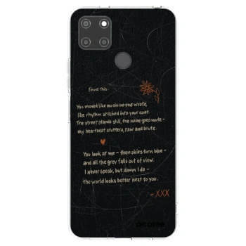 Picasee silikonový průhledný obal pro Realme C21Y - POET