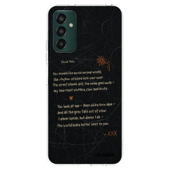 Picasee silikonový průhledný obal pro Samsung Galaxy M13 M135F - POET