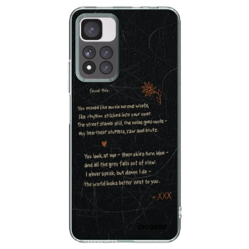 Picasee silikonový průhledný obal pro Xiaomi Redmi Note 11 Pro+ 5G - POET