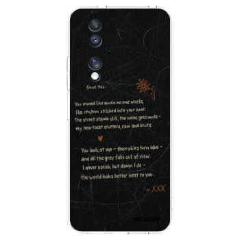 Picasee silikonový průhledný obal pro Honor 70 - POET