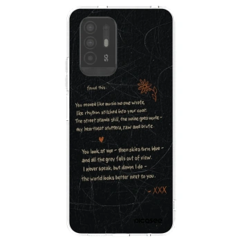 Picasee silikonový průhledný obal pro OPPO A94 5G - POET