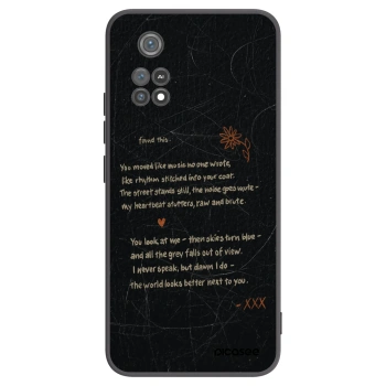Picasee silikonový černý obal pro Xiaomi Poco M4 Pro - POET