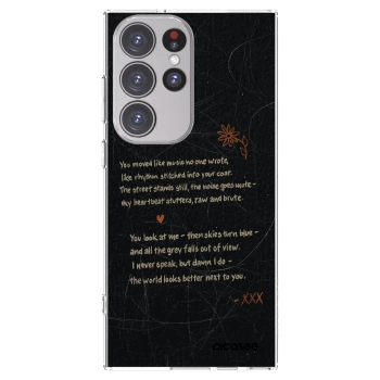 Picasee silikonový průhledný obal pro Samsung Galaxy S23 Ultra 5G - POET