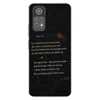 Picasee silikonový průhledný obal pro Xiaomi Redmi Note 11S 5G - POET