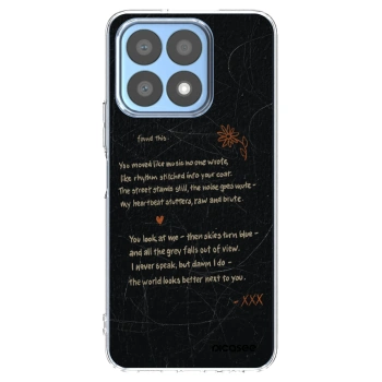 Picasee silikonový průhledný obal pro Honor X8a - POET