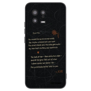 Picasee silikonový černý obal pro Xiaomi 13 - POET