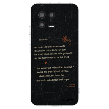 Picasee silikonový průhledný obal pro Xiaomi 13 - POET