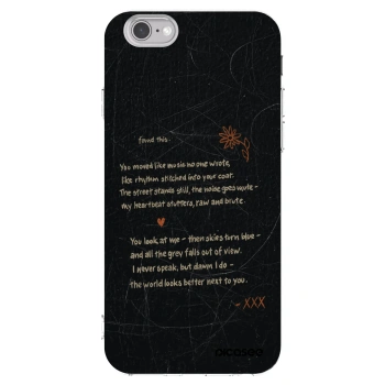 Picasee silikonový průhledný obal pro Apple iPhone 6/6S - POET
