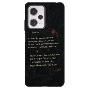 Picasee silikonový černý obal pro Xiaomi Redmi Note 12 Pro+ 5G - POET
