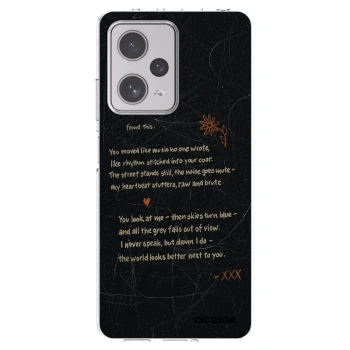 Picasee silikonový průhledný obal pro Xiaomi Redmi Note 12 Pro+ 5G - POET