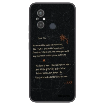 Picasee silikonový černý obal pro Xiaomi Redmi 12C - POET