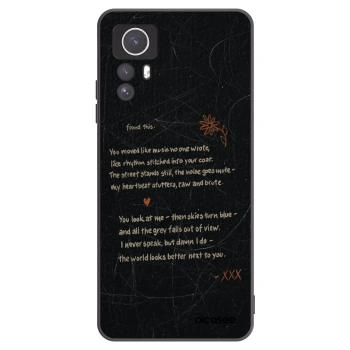 Picasee silikonový černý obal pro Xiaomi Redmi Note 12S - POET