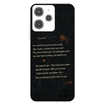 Picasee silikonový průhledný obal pro Xiaomi Redmi 12 4G - POET