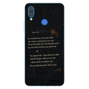 Picasee silikonový průhledný obal pro Huawei Nova 3i - POET