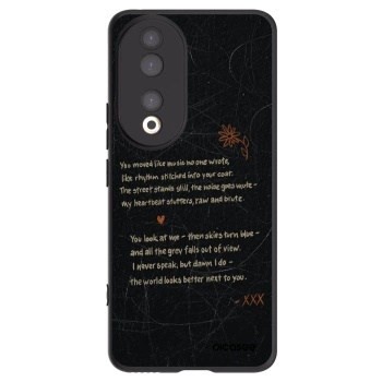 Picasee silikonový černý obal pro Honor 90 5G - POET