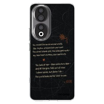 Picasee silikonový průhledný obal pro Honor 90 5G - POET
