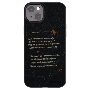 Picasee silikonový černý obal pro Apple iPhone 15 Plus - POET