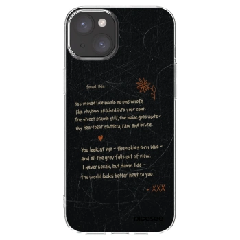 Picasee silikonový průhledný obal pro Apple iPhone 15 Plus - POET