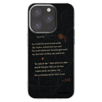 Picasee silikonový průhledný obal pro Apple iPhone 15 Pro - POET