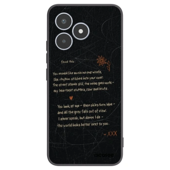 Picasee silikonový černý obal pro Realme C53 - POET