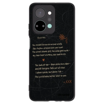 Picasee silikonový černý obal pro Honor X7a - POET