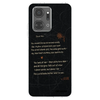 Picasee silikonový průhledný obal pro Honor X7a - POET