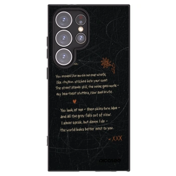 Picasee silikonový černý obal pro Samsung Galaxy S24 Ultra S928B 5G - POET