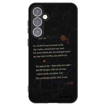 Picasee silikonový černý obal pro Samsung Galaxy S23 FE S711B - POET