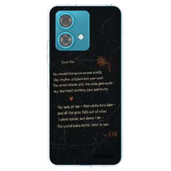 Picasee silikonový průhledný obal pro Motorola Edge 40 Neo - POET