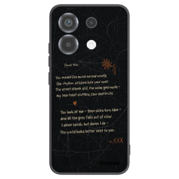 Picasee silikonový černý obal pro Xiaomi Poco X6 - POET