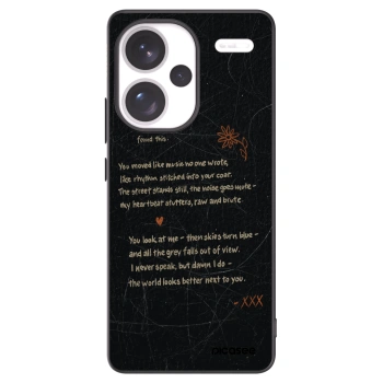 Picasee silikonový černý obal pro Xiaomi Redmi Note 13 Pro+ 5G - POET