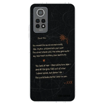 Picasee silikonový průhledný obal pro Xiaomi Redmi Note 12 Pro 4G - POET